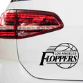 Floppers Lakers Fakelogo Aufkleber - Beispielansicht
