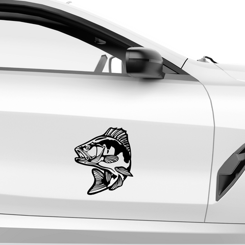 Flussbarsch Aufkleber - Beispielansicht