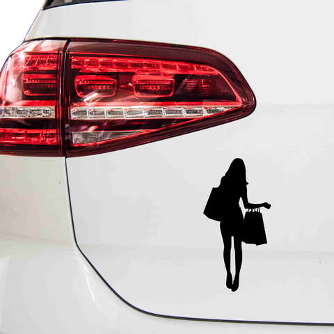 Frau mit Einkaufstaschen Nr. 1 - Beispielansicht