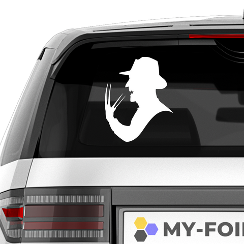 Freddy Silhouette Aufkleber - Beispielansicht