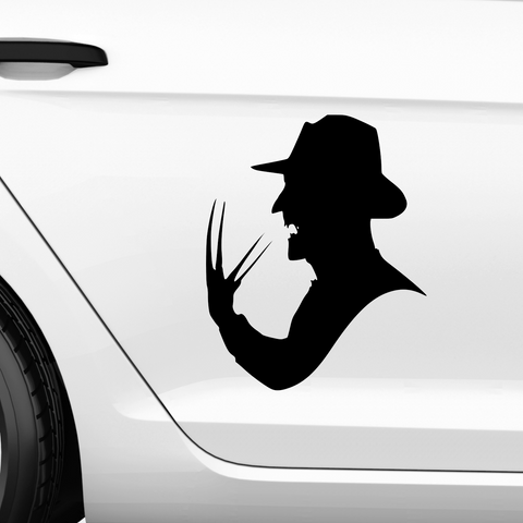 Freddy Silhouette Aufkleber - Beispielansicht