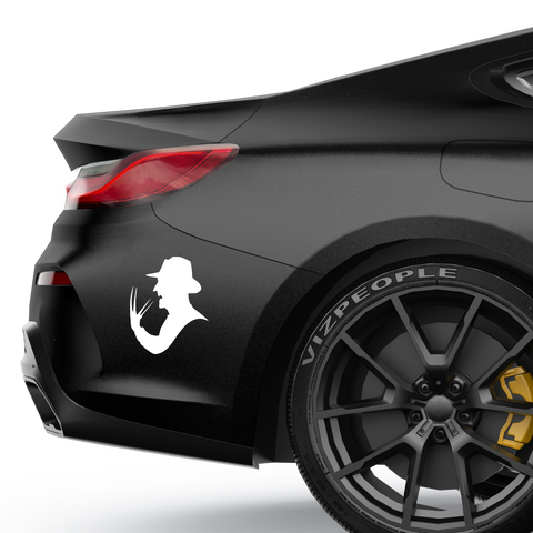 Freddy Silhouette Aufkleber - Beispielansicht