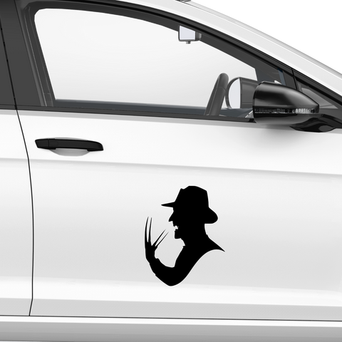 Freddy Silhouette Aufkleber - Beispielansicht