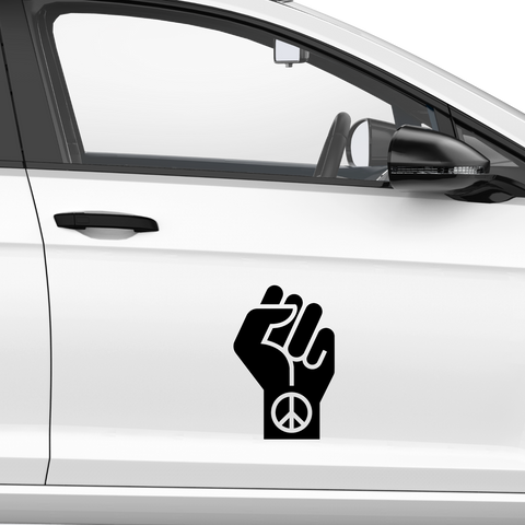 Friede Freiheit Aufkleber - Beispielansicht