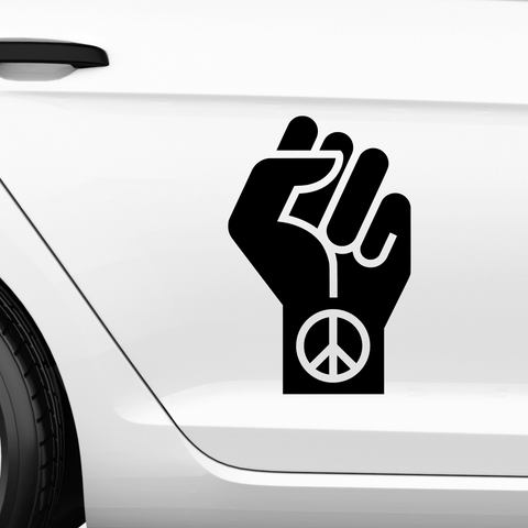Friede Freiheit Aufkleber - Beispielansicht