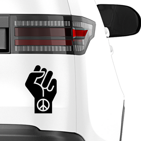 Friede Freiheit Aufkleber - Beispielansicht