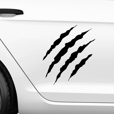 Furchen Krallen Aufkleber - Beispielansicht