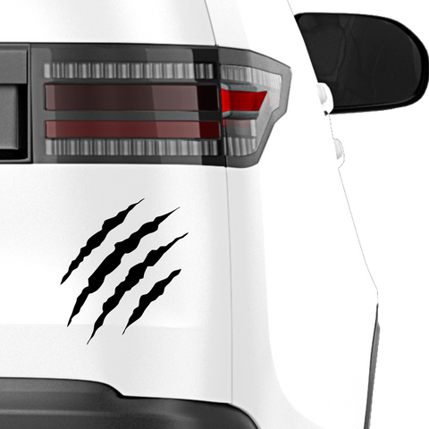 Furchen Krallen Aufkleber - Beispielansicht