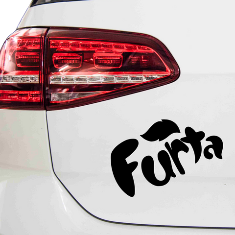 Furta Fanta Fakelogo Aufkleber - Beispielansicht