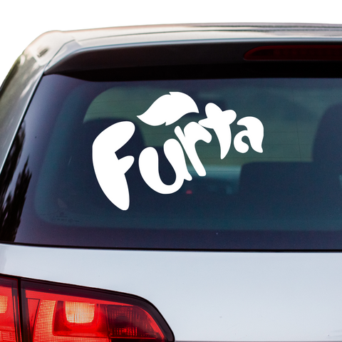 Furta Fanta Fakelogo Aufkleber - Beispielansicht