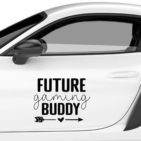 Future gaming buddy Aufkleber - Beispielansicht