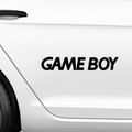 GAMEBOY Schriftzug Aufkleber - Beispielansicht