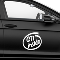 GTi Inside Aufkleber - Beispielansicht