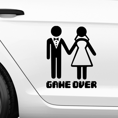 Game Over Aufkleber 10 - Beispielansicht