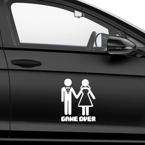 Game Over Aufkleber 10 - Beispielansicht
