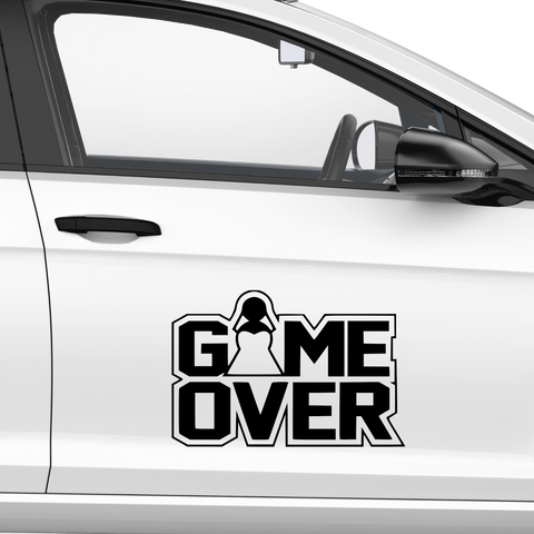 Game Over Aufkleber 11 - Beispielansicht