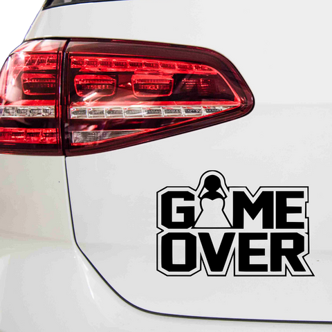 Game Over Aufkleber 11 - Beispielansicht