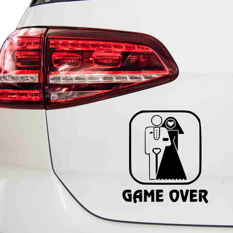 Game Over Aufkleber 12 - Beispielansicht