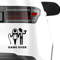 Game Over Aufkleber 1 - Beispielansicht
