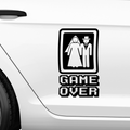 Game Over Aufkleber 4 - Beispielansicht