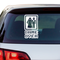 Game Over Aufkleber 4 - Beispielansicht