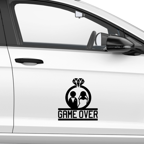 Game Over Aufkleber 5 - Beispielansicht