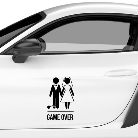 Game Over Aufkleber 7 - Beispielansicht