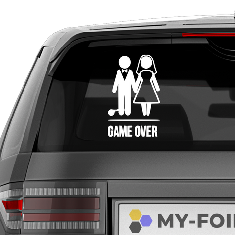 Game Over Aufkleber 7 - Beispielansicht