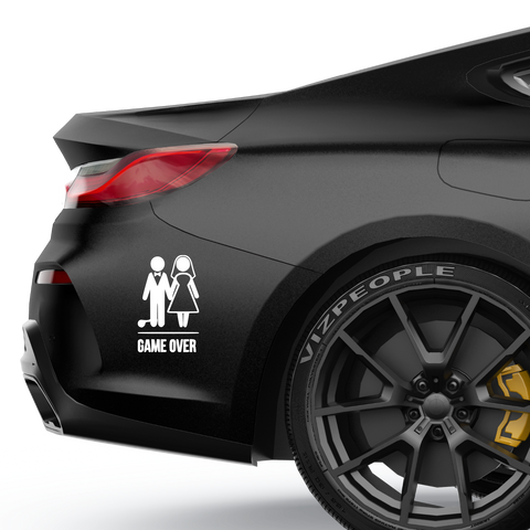 Game Over Aufkleber 7 - Beispielansicht