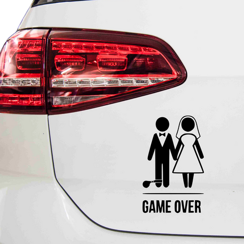 Game Over Aufkleber 7 - Beispielansicht