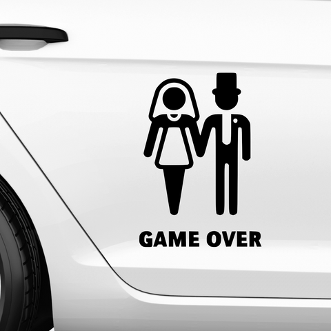 Game Over Aufkleber 8 - Beispielansicht