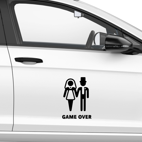 Game Over Aufkleber 8 - Beispielansicht