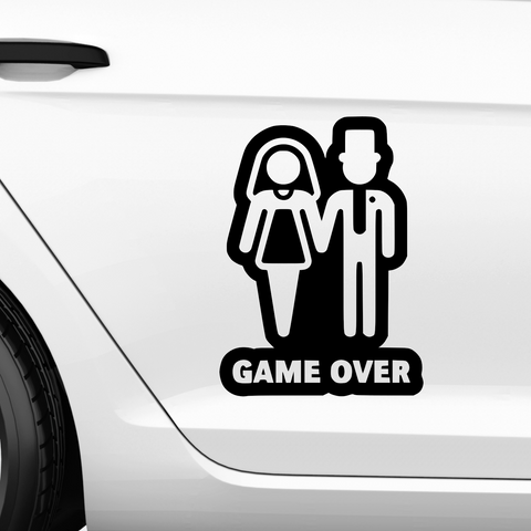 Game Over Aufkleber 9 - Beispielansicht