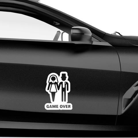 Game Over Aufkleber 9 - Beispielansicht