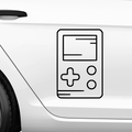 Gameboy Aufkleber Minimal - Beispielansicht