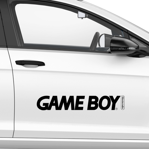 Gameboy Nintendo Aufkleber - Beispielansicht