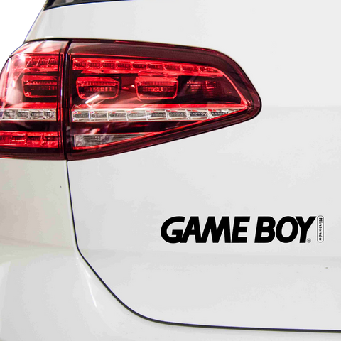 Gameboy Nintendo Aufkleber - Beispielansicht