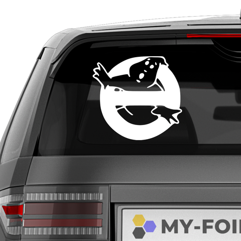 Ghost Busters No Ghosts Aufkleber - Beispielansicht