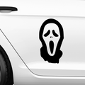 Ghostface Aufkleber - Beispielansicht