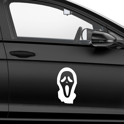 Ghostface Aufkleber - Beispielansicht