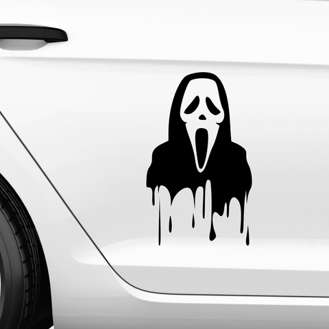 Ghostface Blut Aufkleber - Beispielansicht