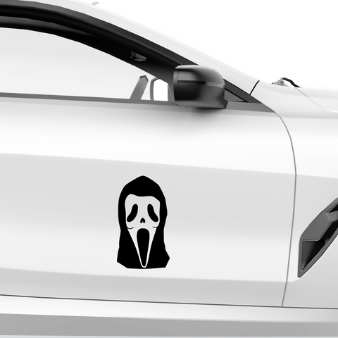 Ghostface Horror Aufkleber - Beispielansicht