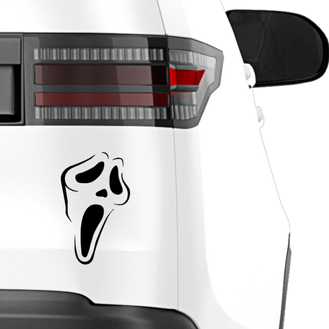 Ghostface Schrei Aufkleber - Beispielansicht