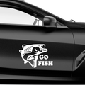 Go Fishing Aufkleber - Beispielansicht
