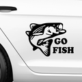 Go Fishing Aufkleber - Beispielansicht