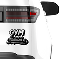 Gym Addicted Aufkleber - Beispielansicht