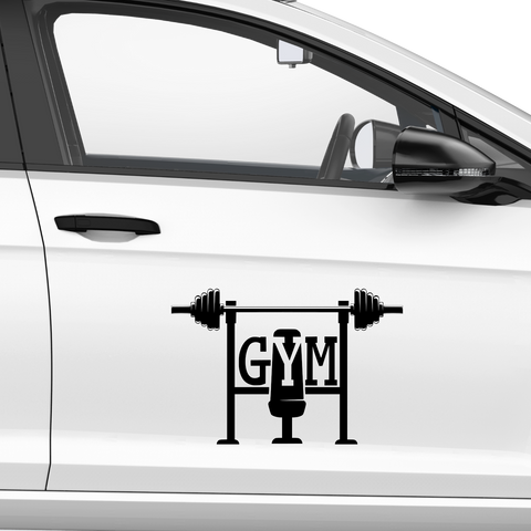 Gym Aufkleber - Beispielansicht