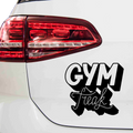 Gym Freak Aufkleber - Beispielansicht
