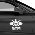 Gym Krieger Aufkleber - Beispielansicht