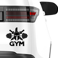 Gym Krieger Aufkleber - Beispielansicht